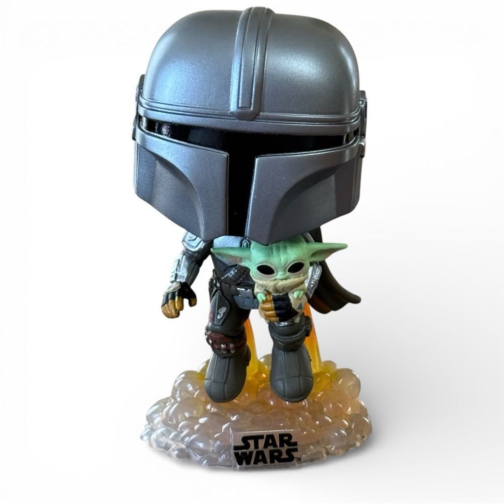 Funko Pop! The Mandalorian Flying with Jet Pack